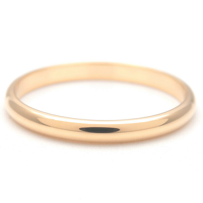 Authentic Cartier Wedding Ring K18 Yellow Gold #60 US9-9.5 HK20.5 EU60 Used F/S