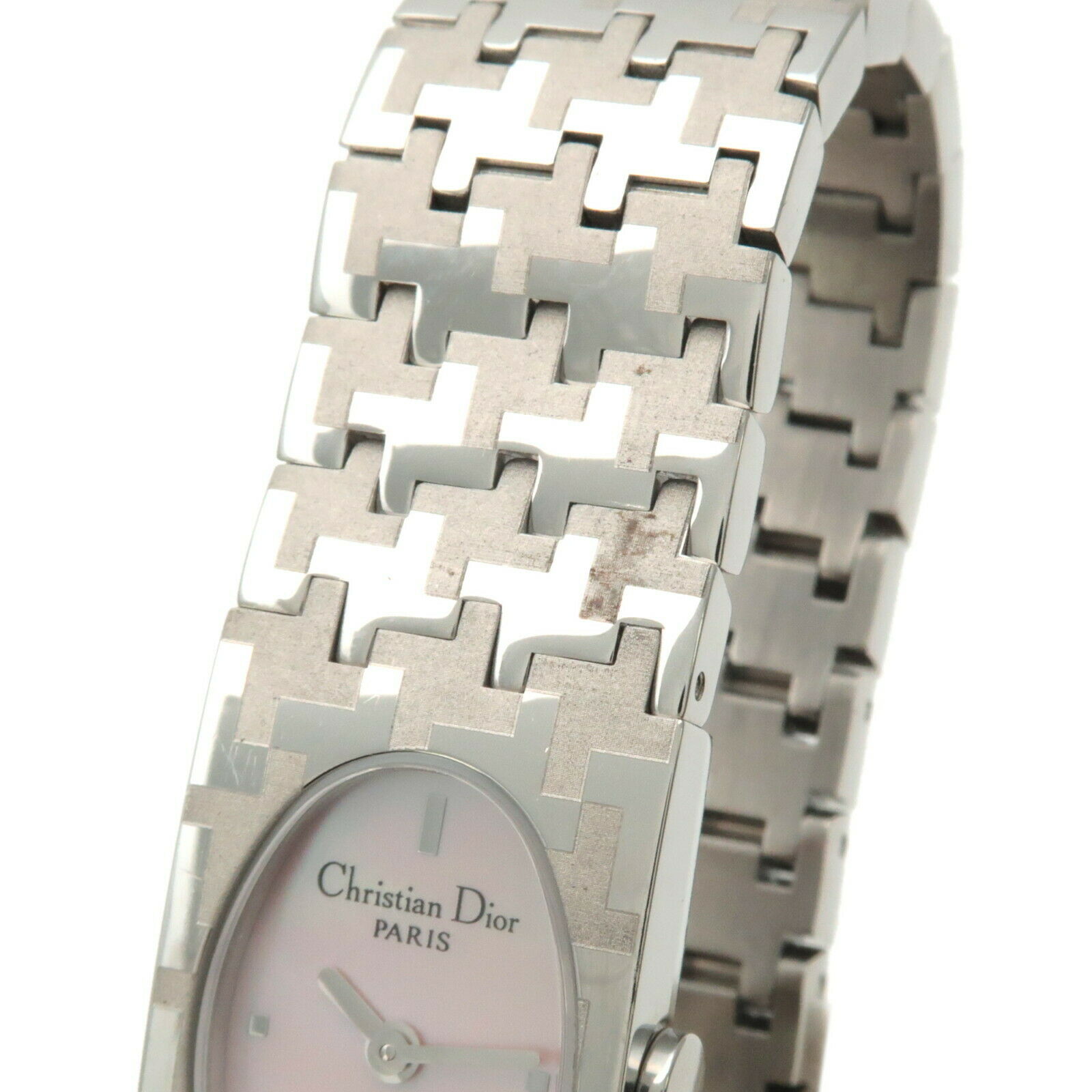 Auth Christian Dior Wrist Watch Quartz Stainless Steel Pink  display picture 2
