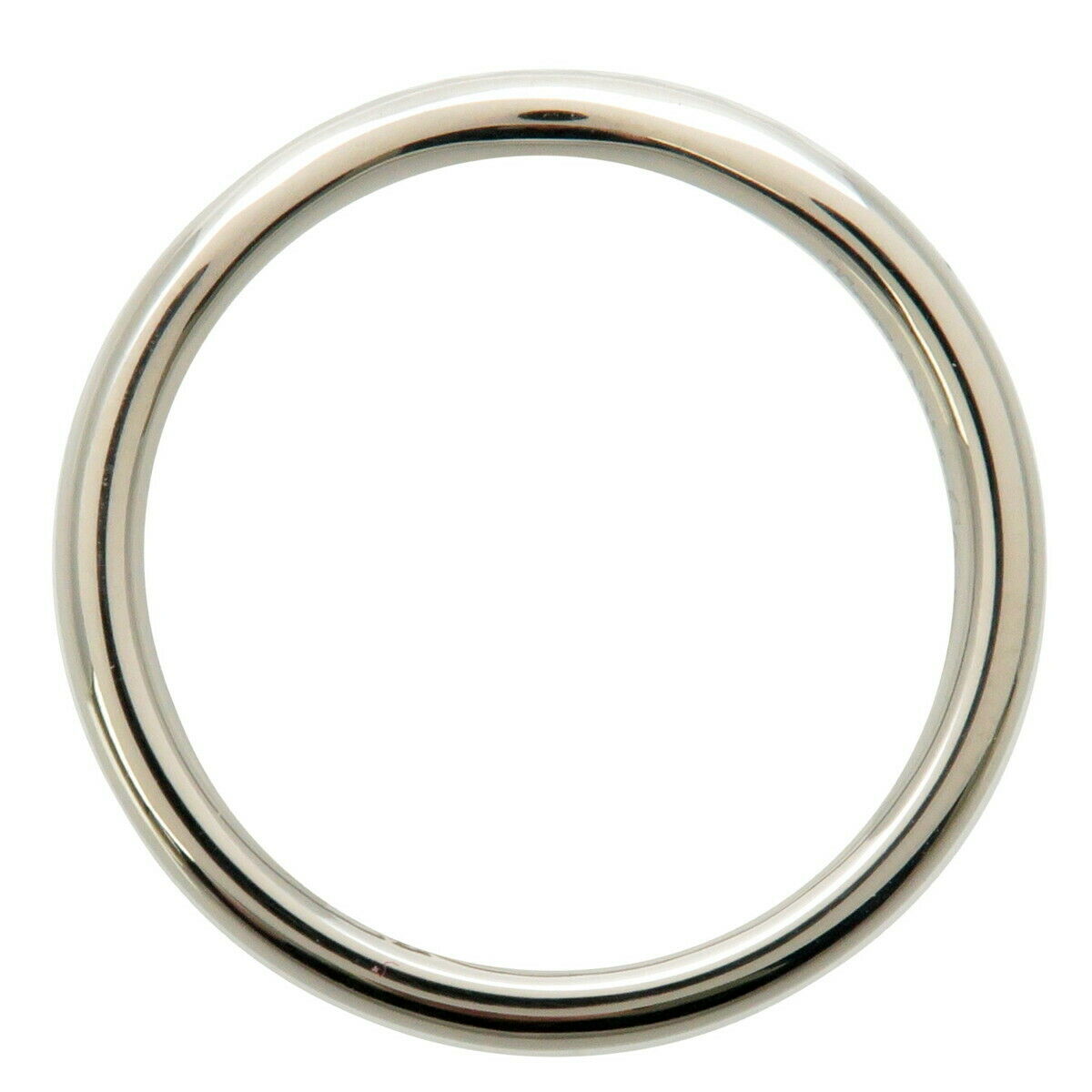 Auth TiffanyCo. Curved Band Ring 9P Diamond Platinum US5-5.5 EU50.5 Used F/S