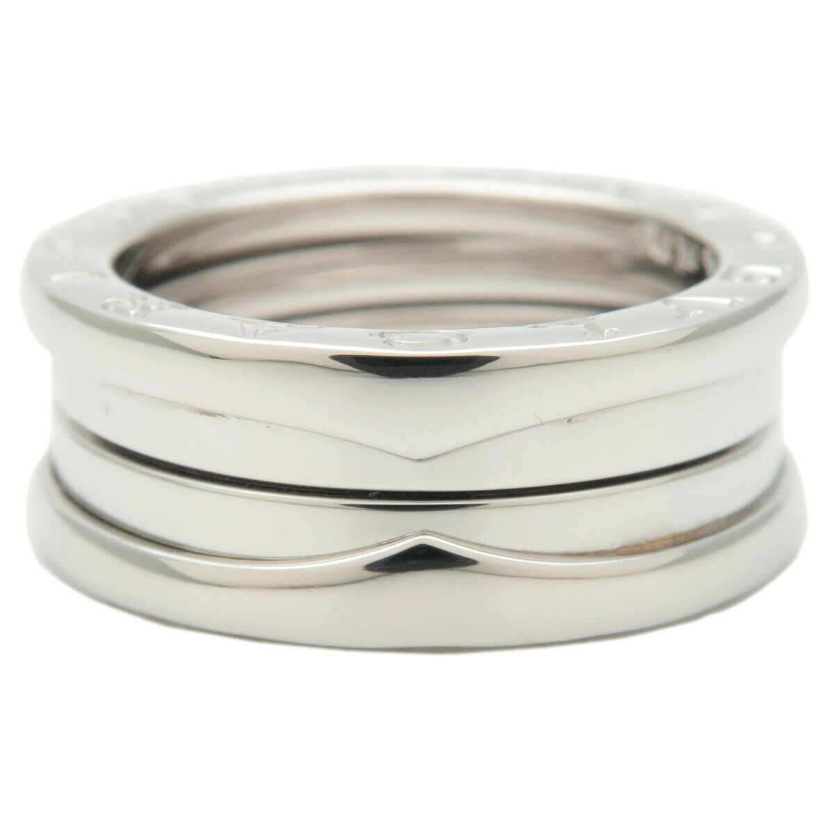 Authentic BVLGARI B-zero1 3 Band K18WG White Gold