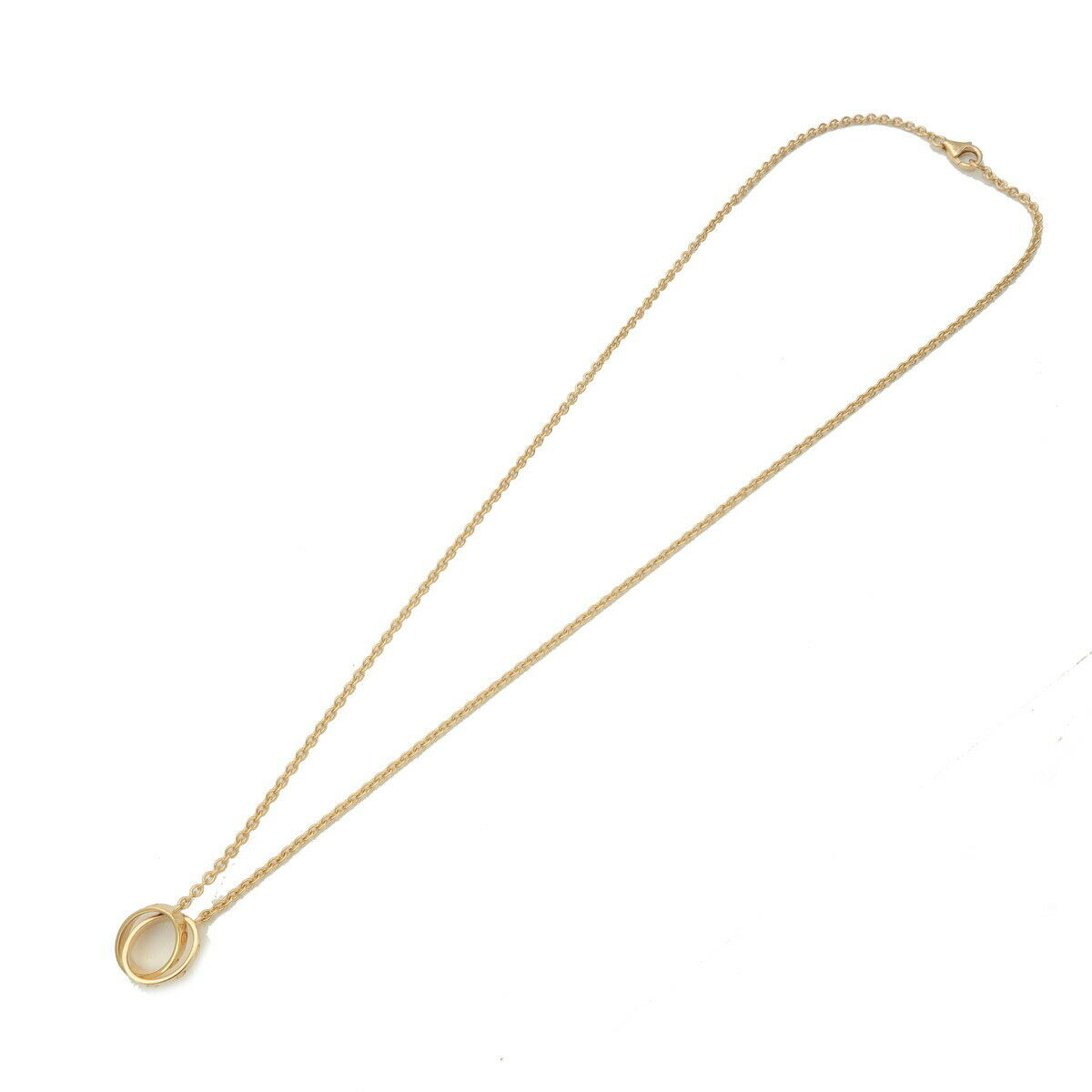 Authentic Cartier Baby Love Necklace K18YG 750YG Yellow Gold Used F/S