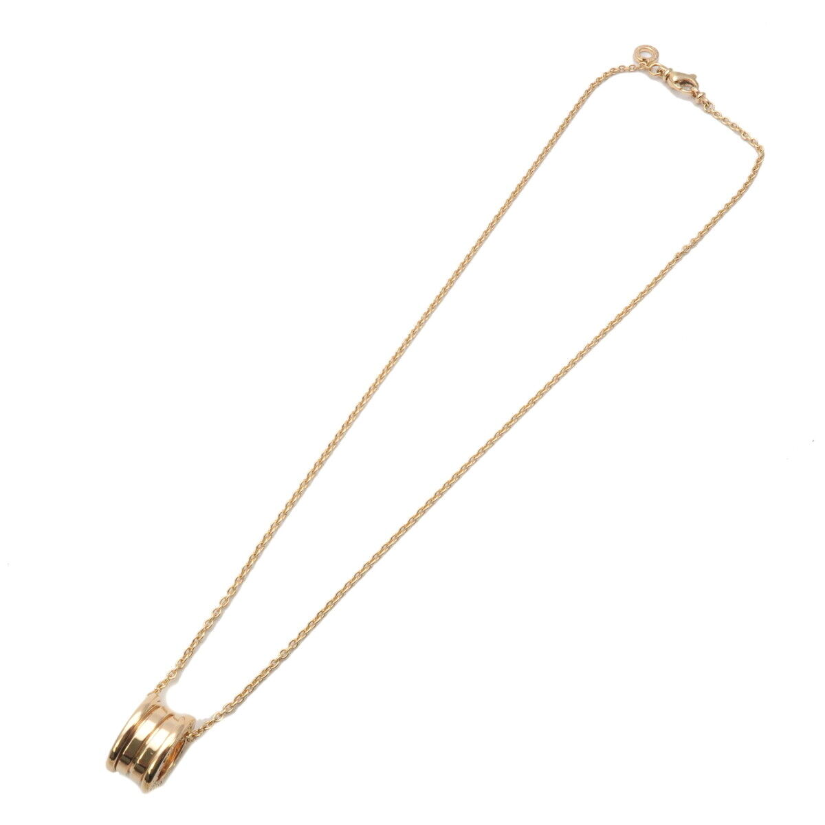 Authentic BVLGARI B-zero1 Necklace K18YG 750YG Yellow Gold Used F/S