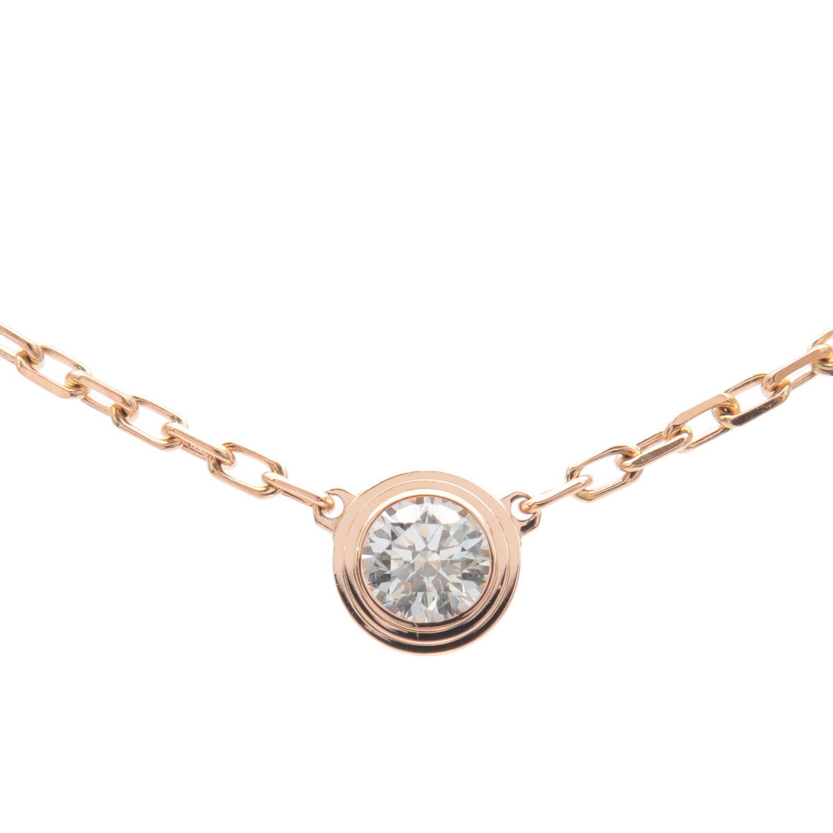 Authentic Cartier Diamants Legers SM 1P Diamond Necklace