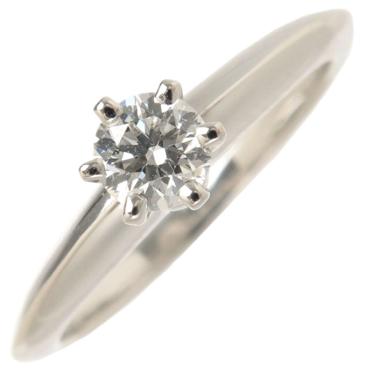 Authentic TiffanyCo. Solitaire 1P Diamond Ring