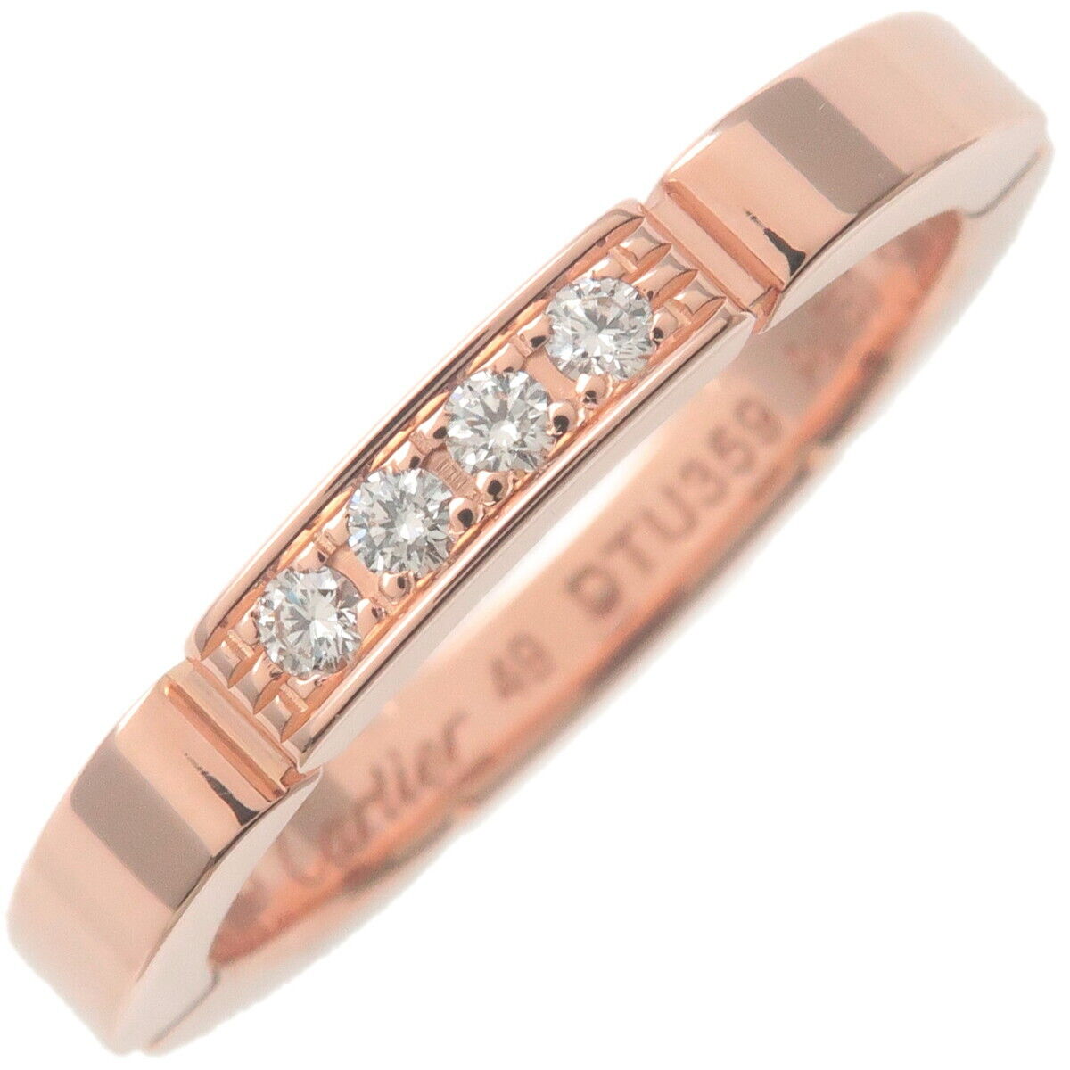 Authentic Cartier maillon Panthère 4P Diamond Ring