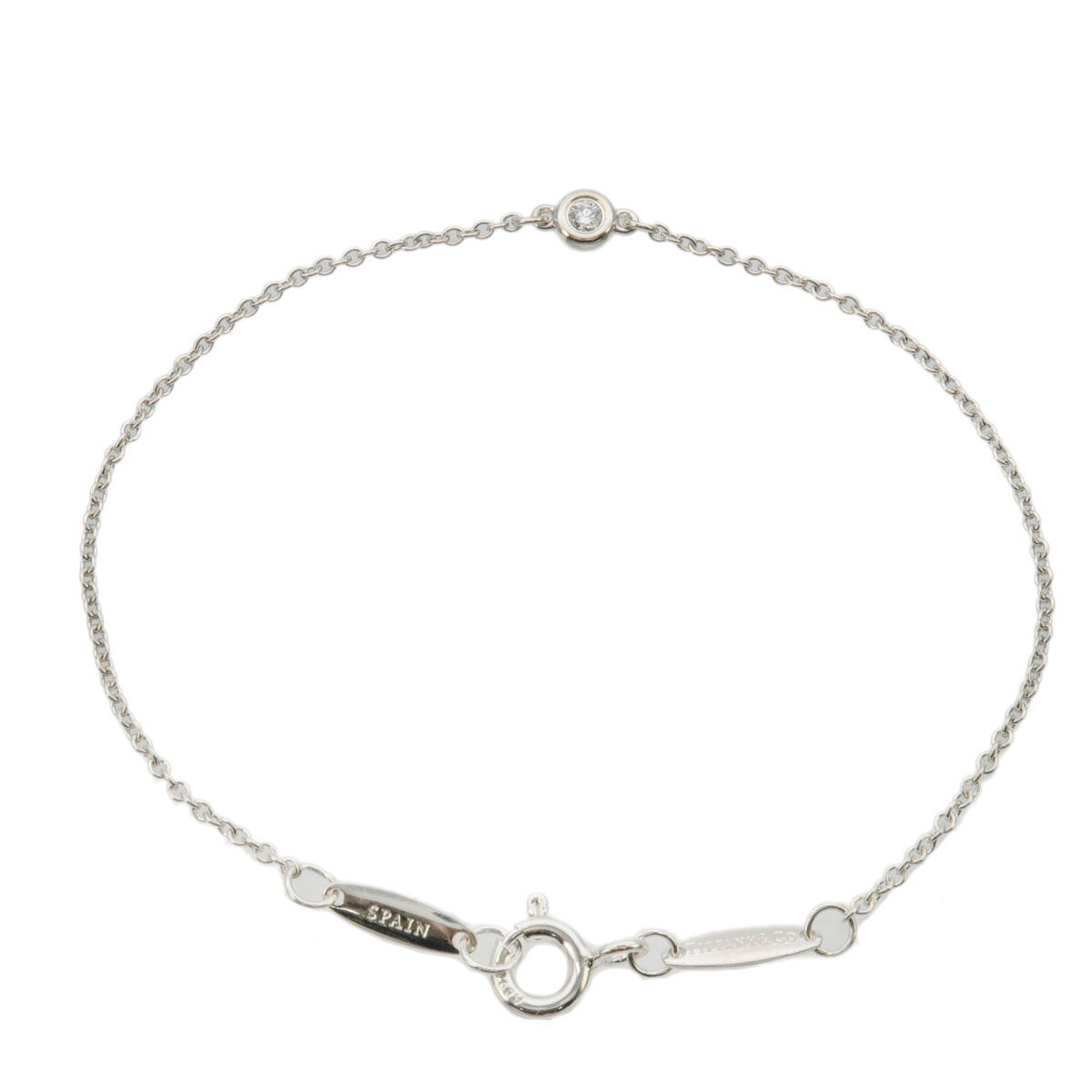 Authentic Tiffany  Co. By The Yard 1P Diamond Bracelet