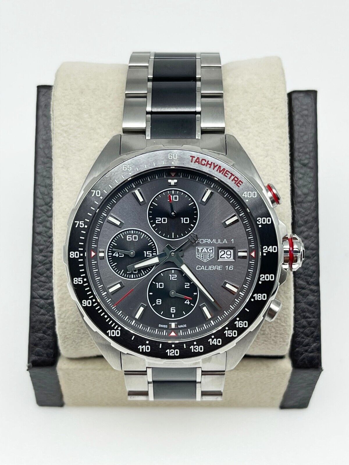 Tag Heuer Formula 1 CAZ2012 Grey Dial Steel Ceramic Band