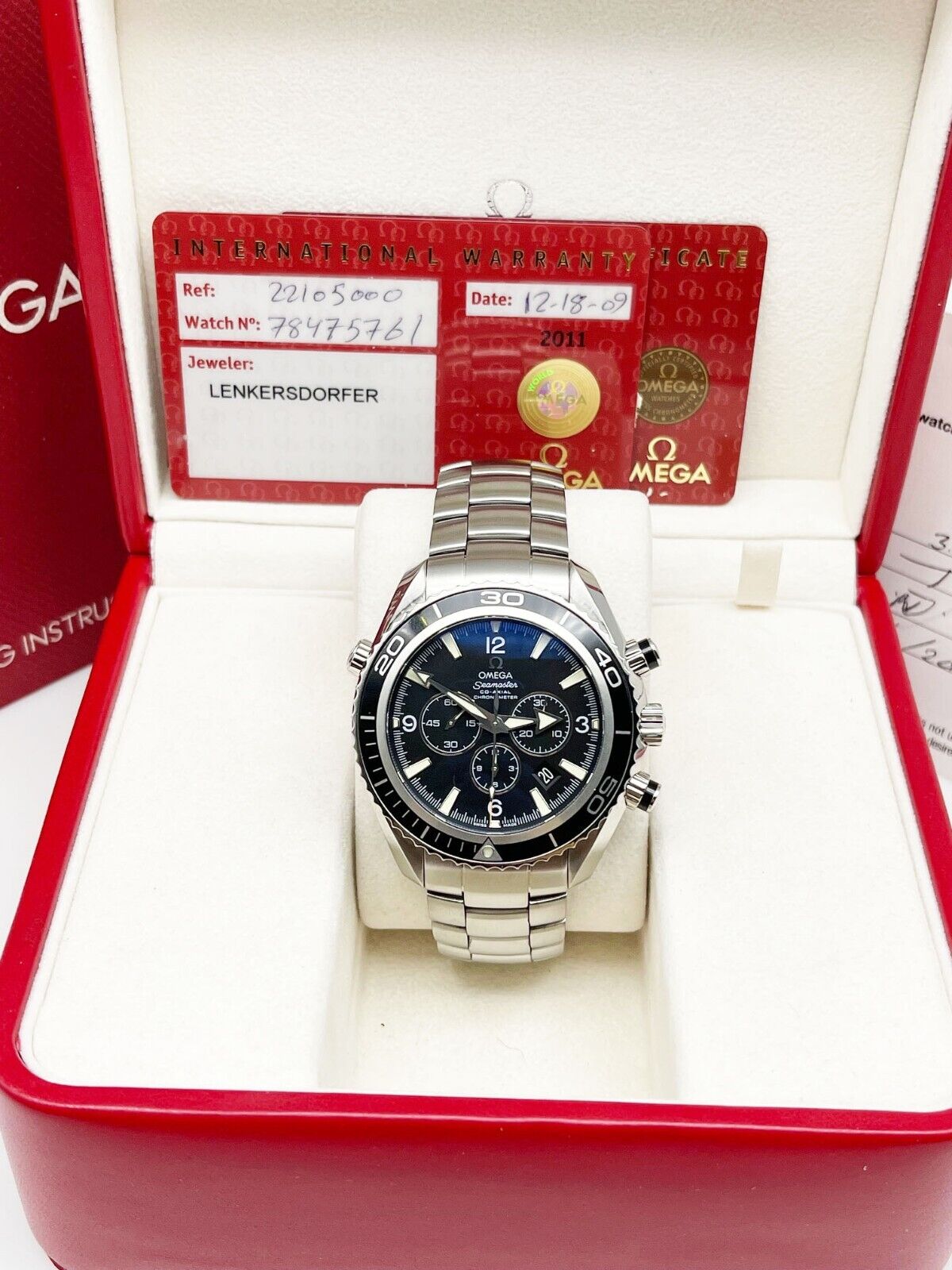 Omega Seamaster Planet Ocean 2210.50.00 Black Dial Steel | OMEGA