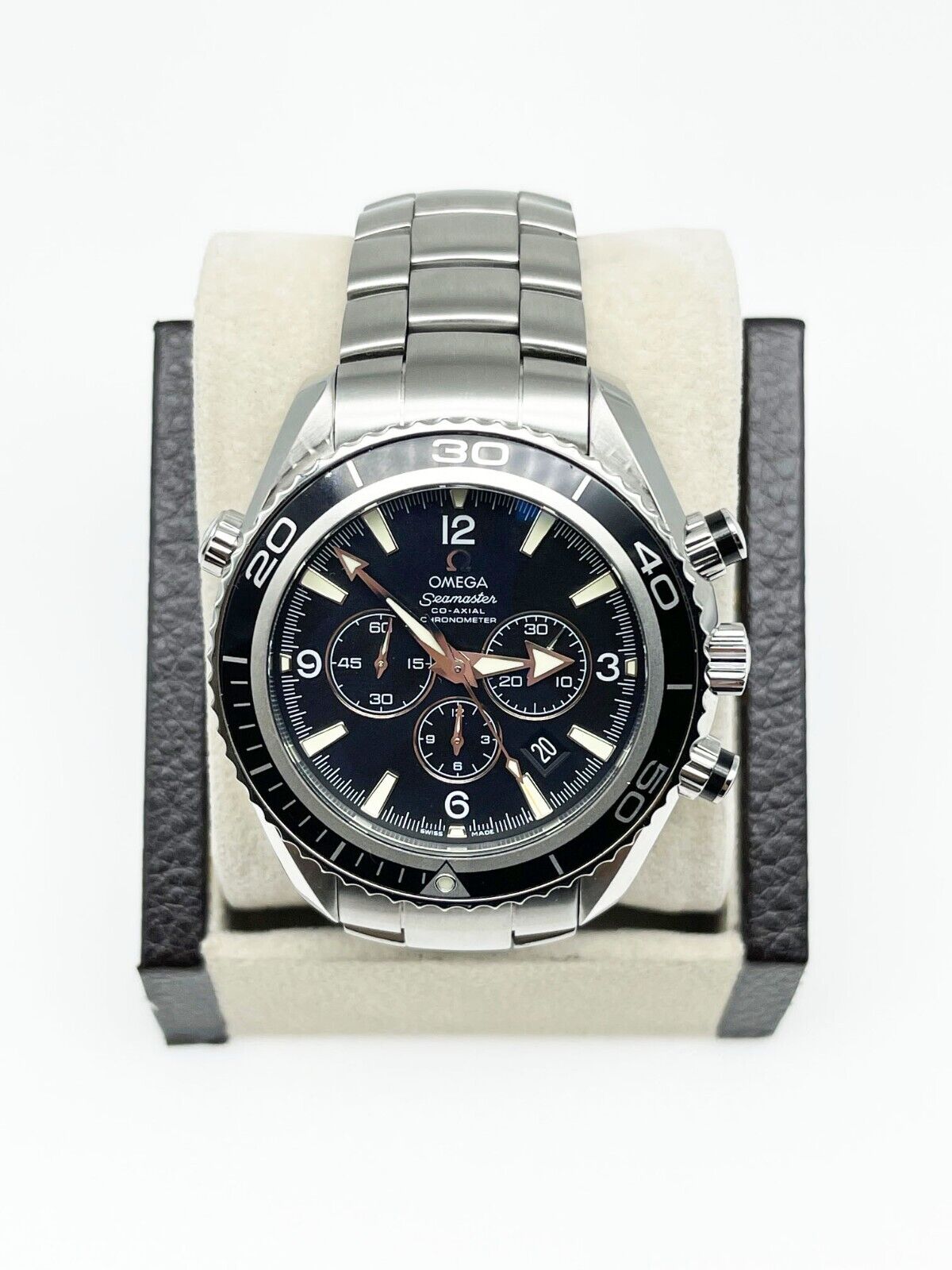 Omega Seamaster Planet Ocean 2210.50.00 Black Dial Steel