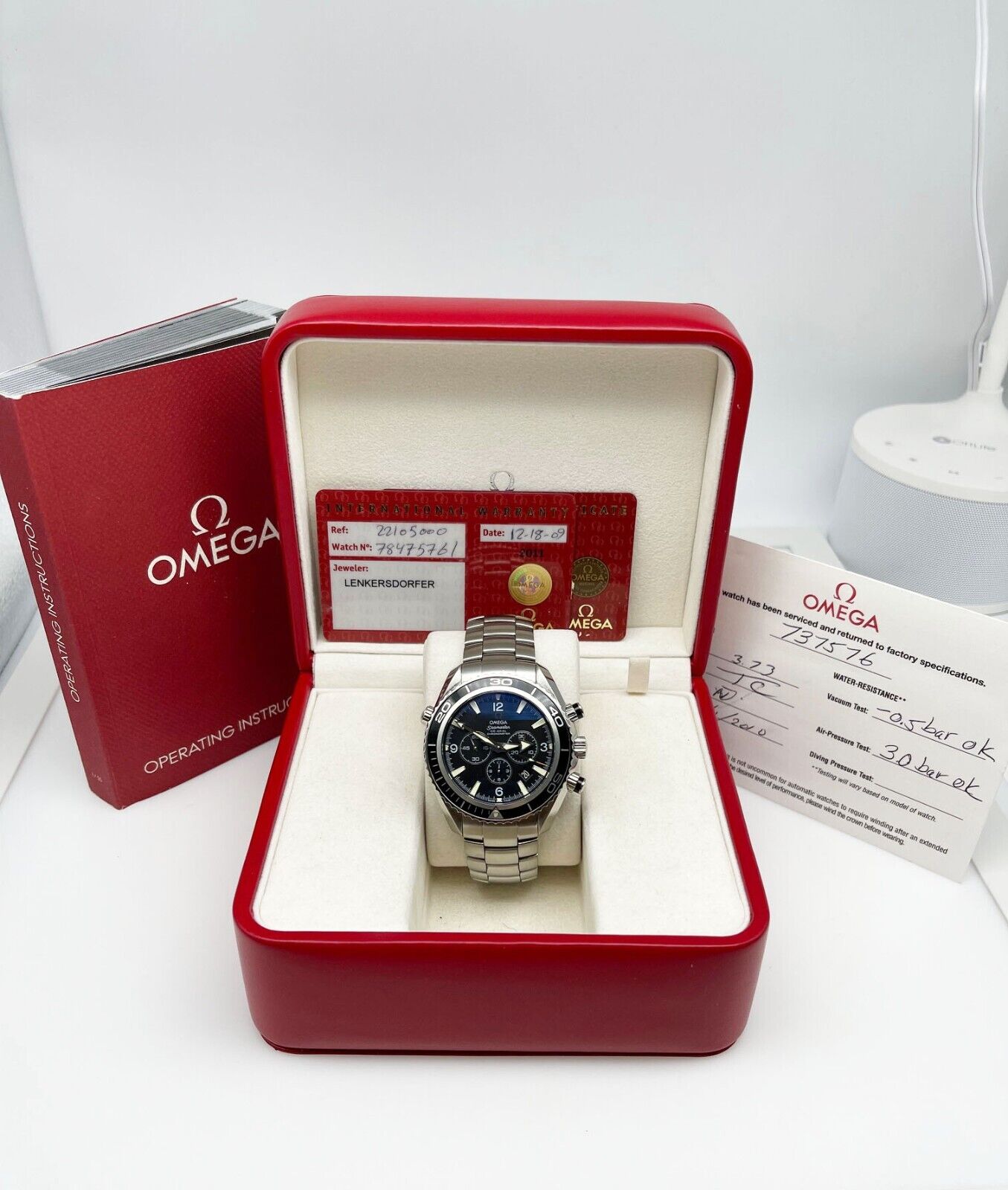 Omega Seamaster Planet Ocean 2210.50.00 Black Dial Steel | OMEGA