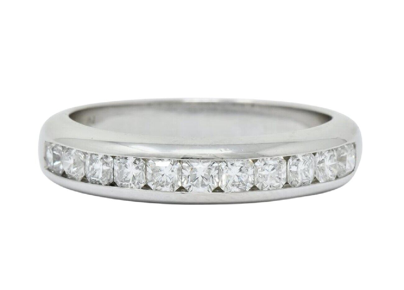 Tiffany  Co. Lucida Diamond Band Ring Platinum 0.65 tcw 4 MM
