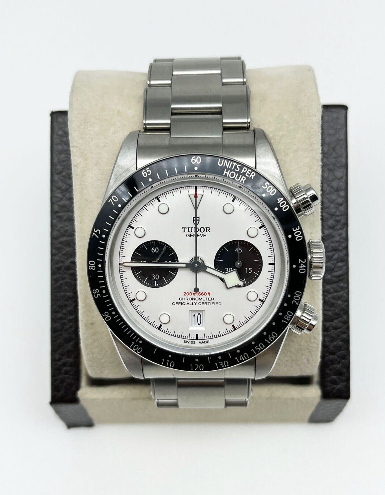 Tudor 79360N Black Bay Panda Black White Stainless Steel