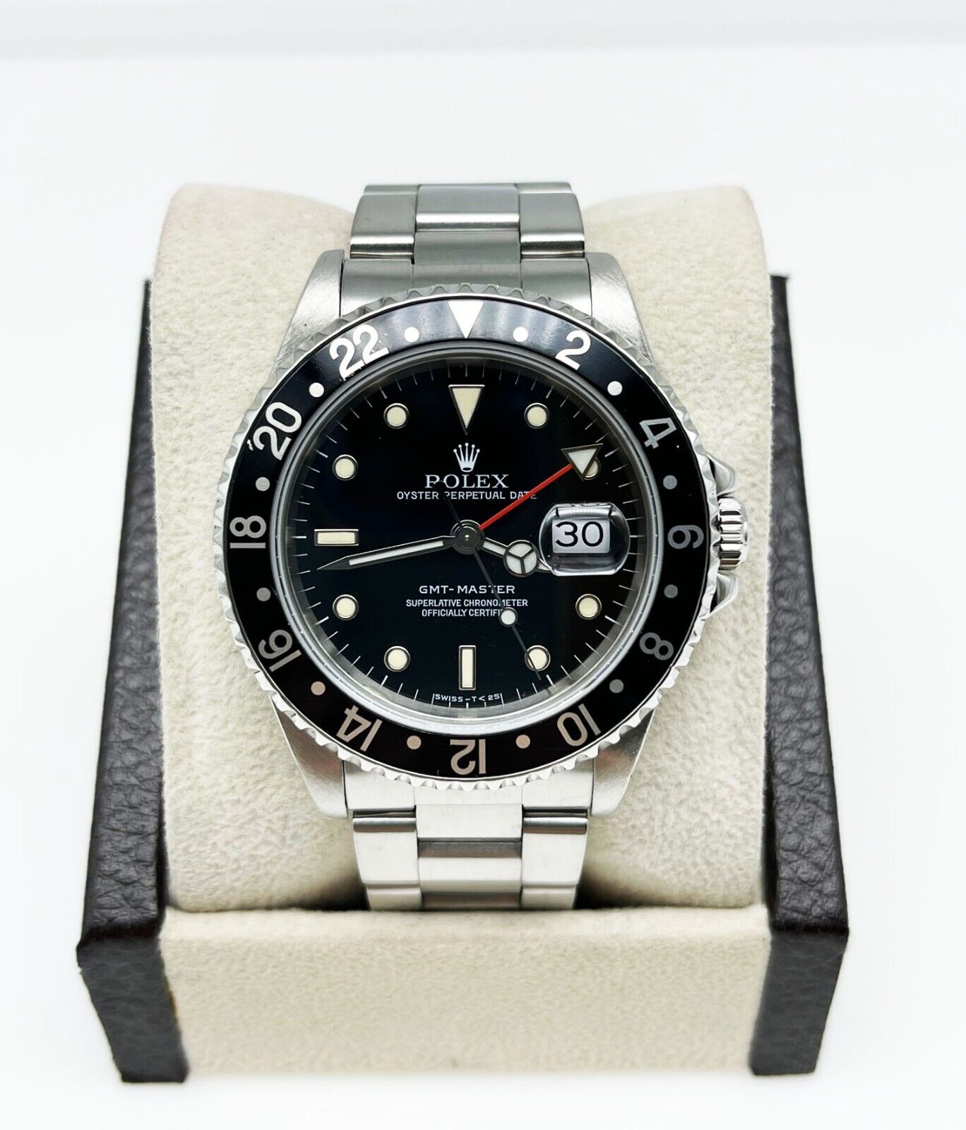 Rolex GMT Master  Black Dial Stainless Steel