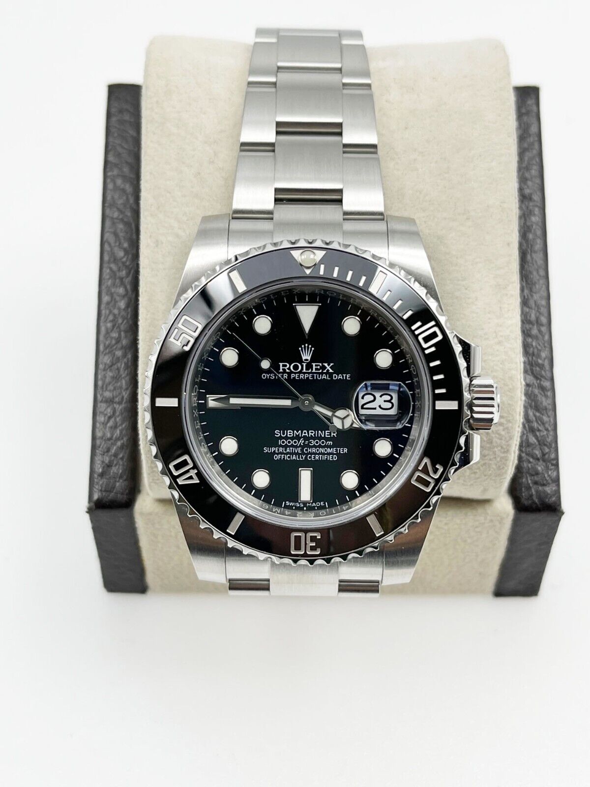 Rolex Submariner  Black Dial Ceramic Stainless Steel