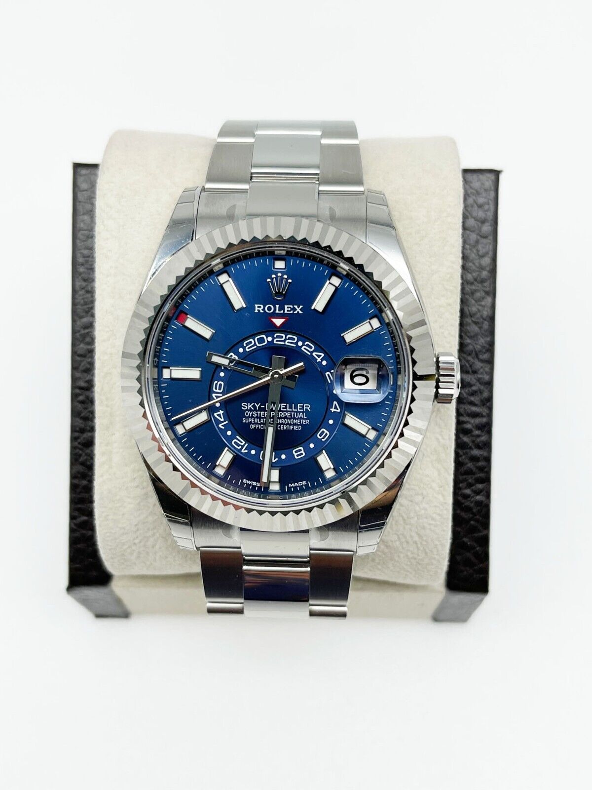 BRAND NEW Rolex Sky Dweller 2021 326934 Blue Dial Watch