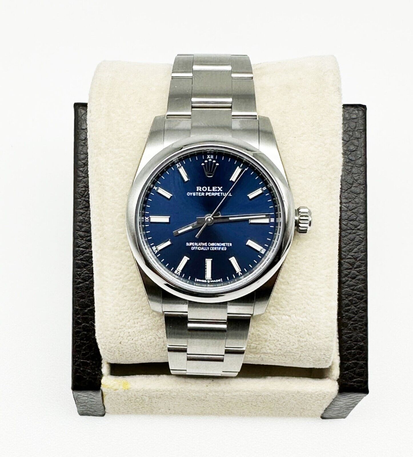 BRAND NEW Rolex Oyster Perpetual Blue Dial Steel