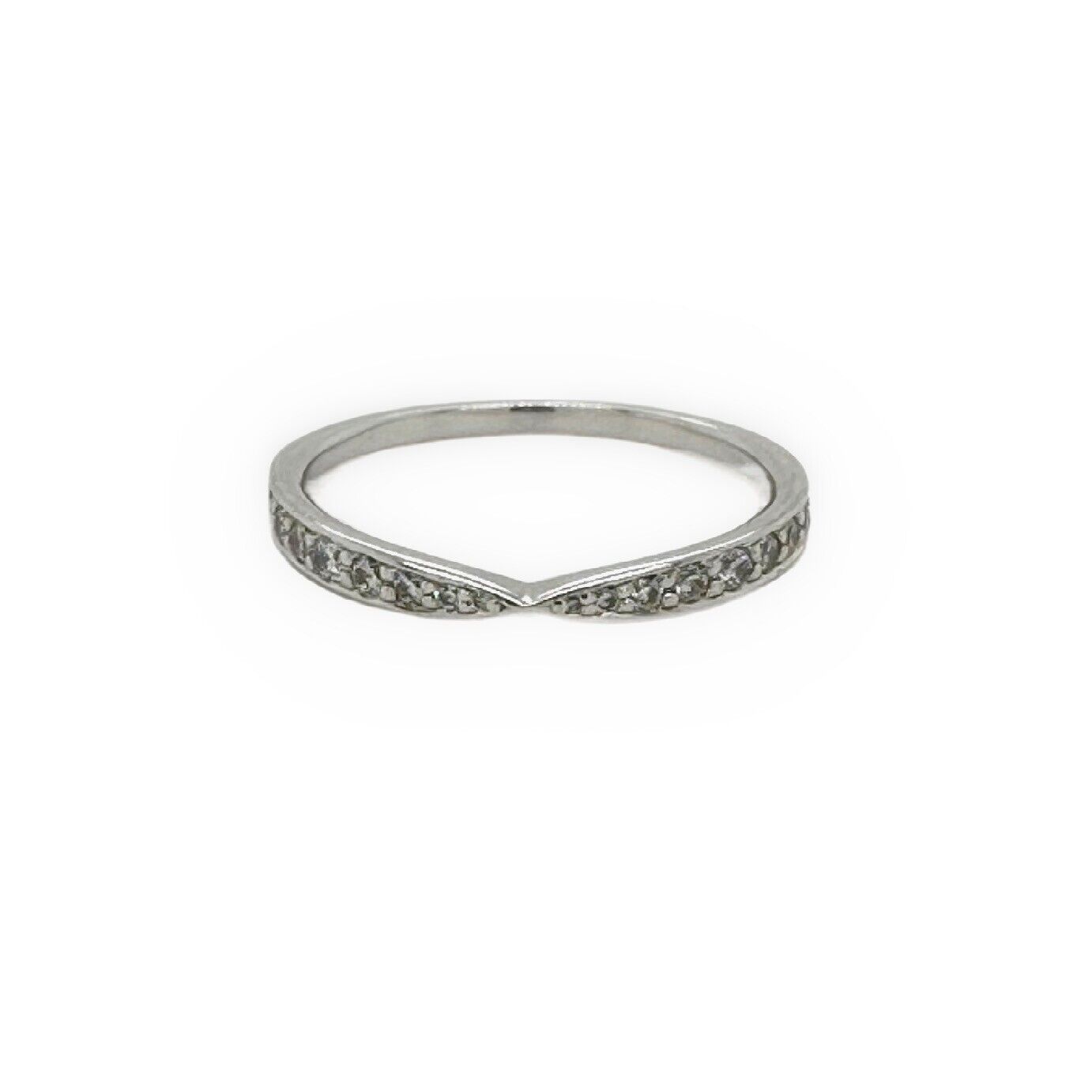 Tiffany  Co. HARMONY Diamond PLATINUM Band Ring