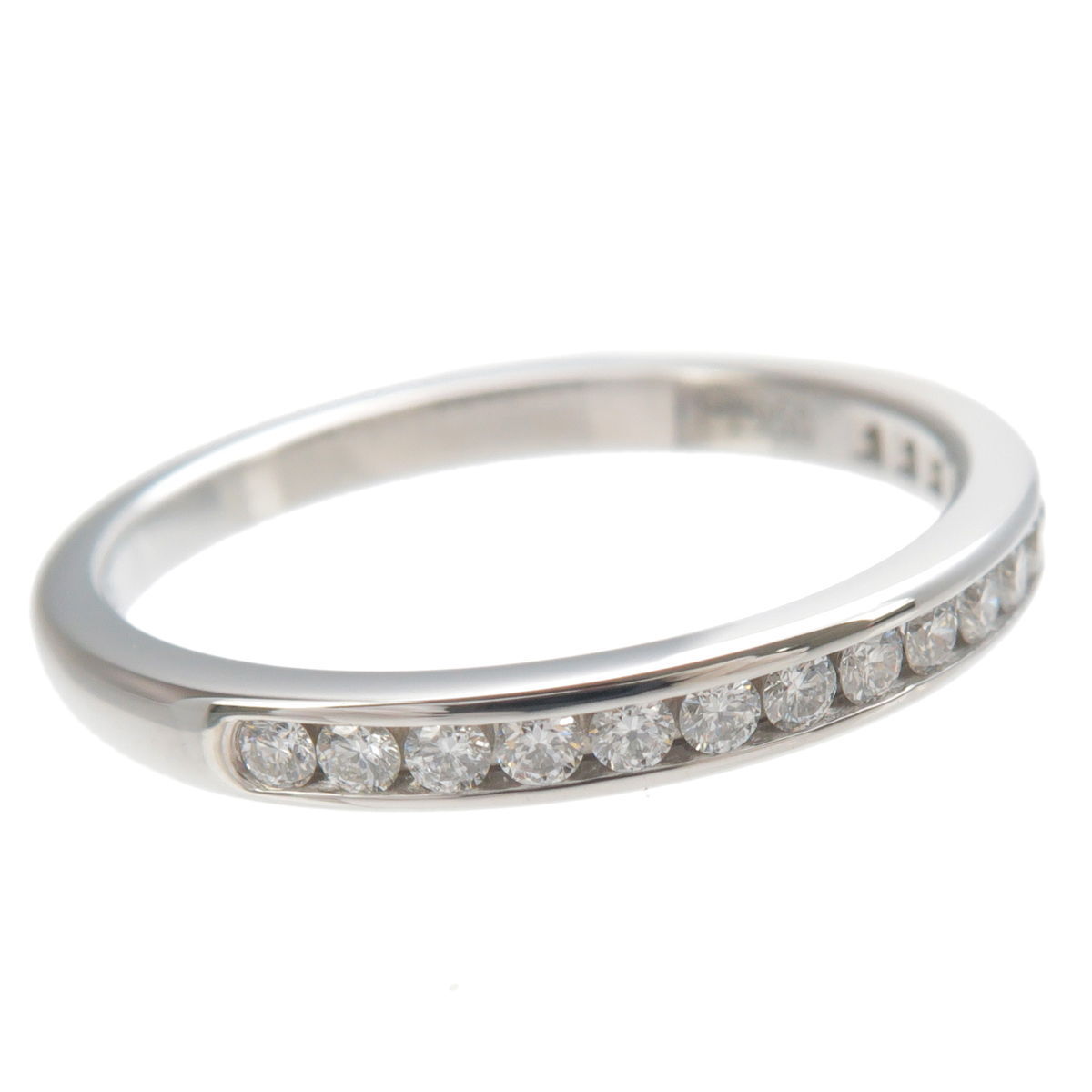 Authentic TiffanyCo. Half Circle Channel Setting Ring