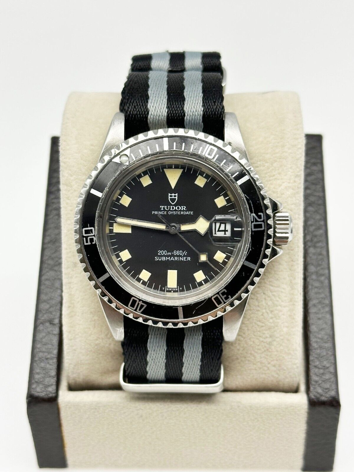 Tudor Snowflake Submariner Prince Oysterdate Stainless Steel