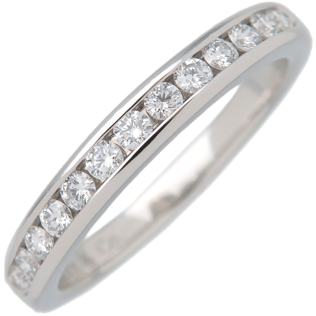 Tiffany  Co. Half Circle Channel Setting Ring