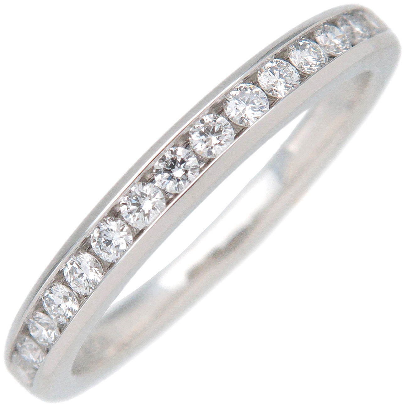 Tiffany  Co. Half Circle Channel Setting Diamond Ring