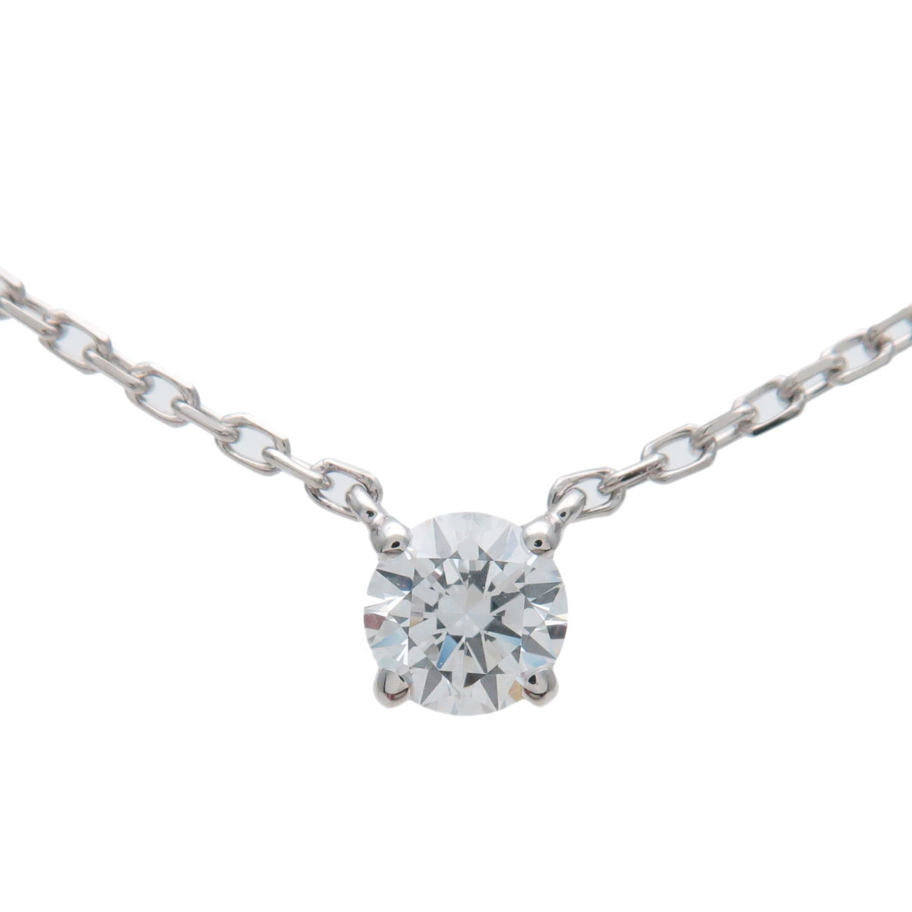 Cartier Love Support Diamond Necklace White Gold
