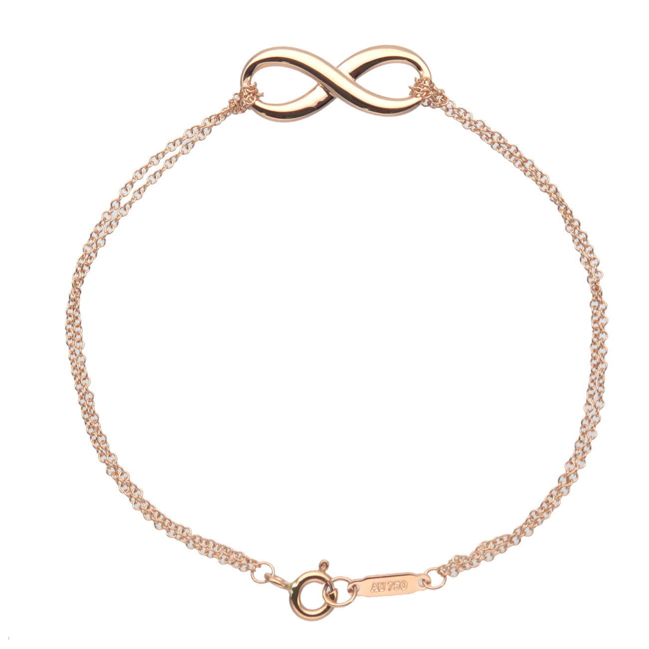 Tiffany  Co. Tiffany Infinity Bracelet  Rose Gold