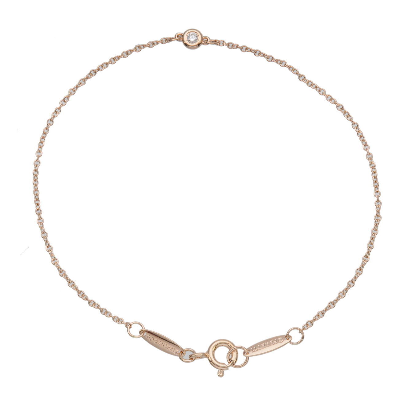 Tiffany  Co. By The Yard  Diamond Bracelet  Rose Gold