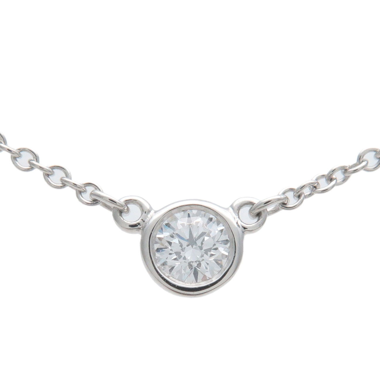 Tiffany  Co. By The Yard   Diamond Necklace Platinum