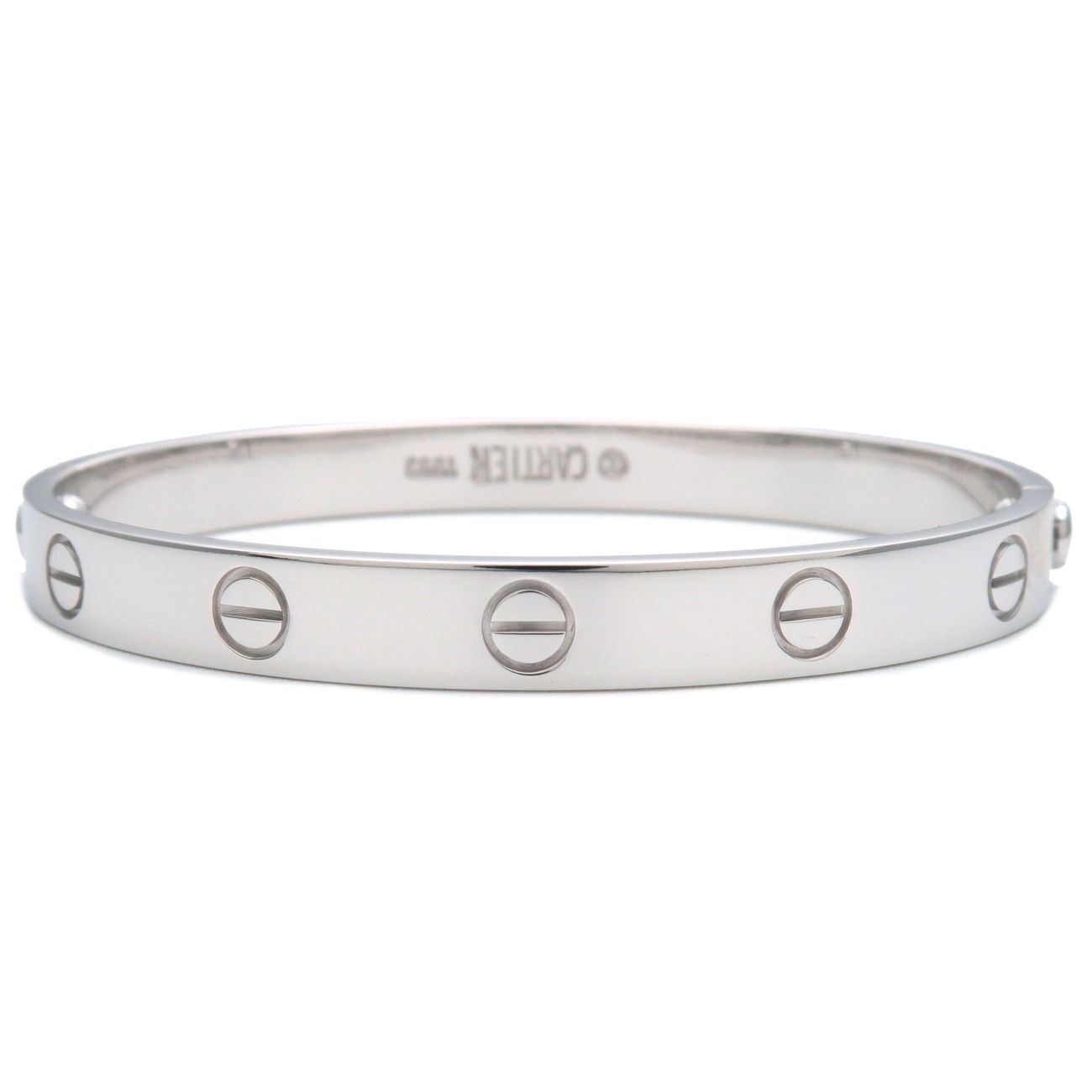 Cartier Love Bracelet   White Gold