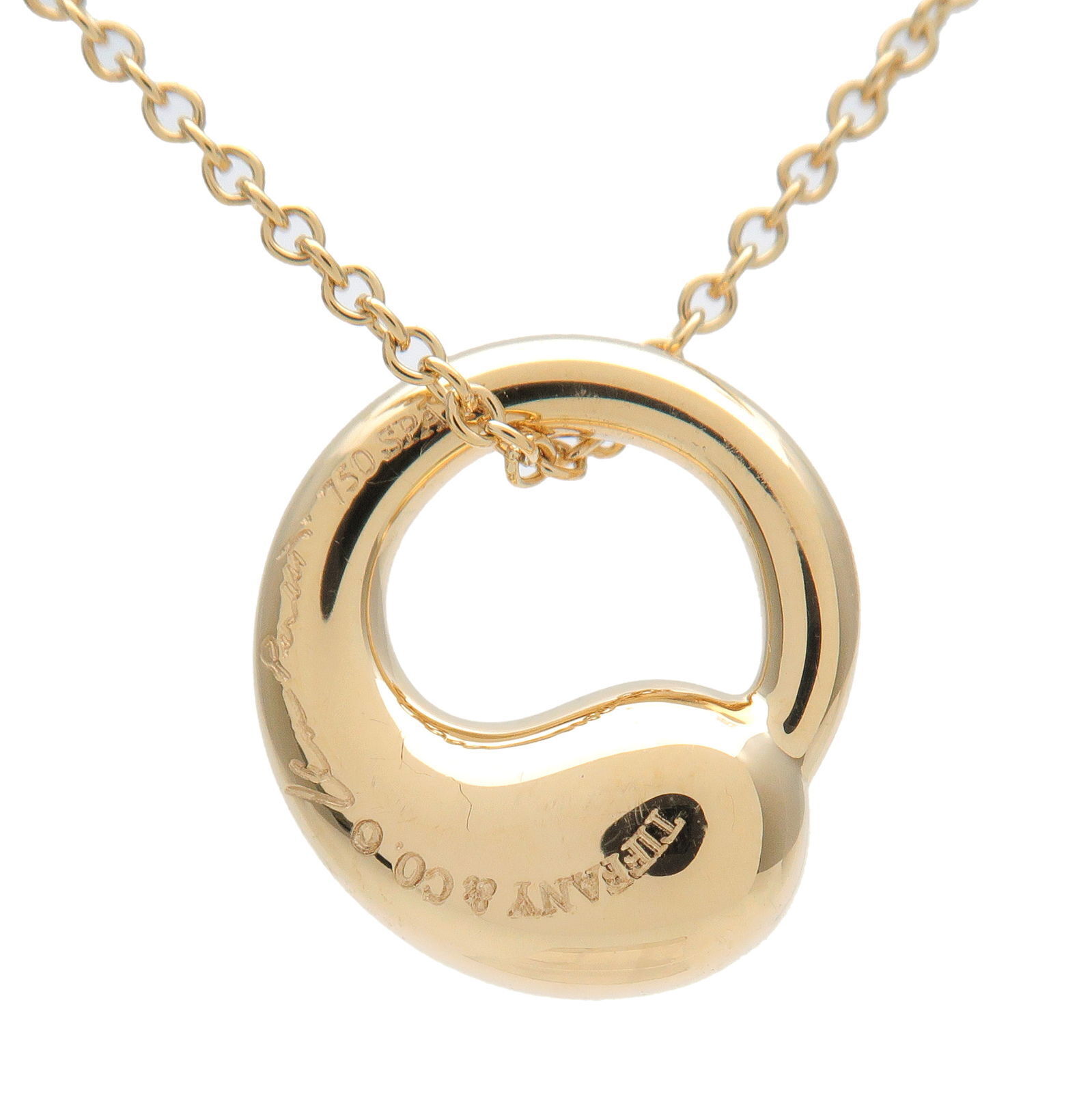 Tiffany  Co. Eternal Circle Necklace  Yellow Gold