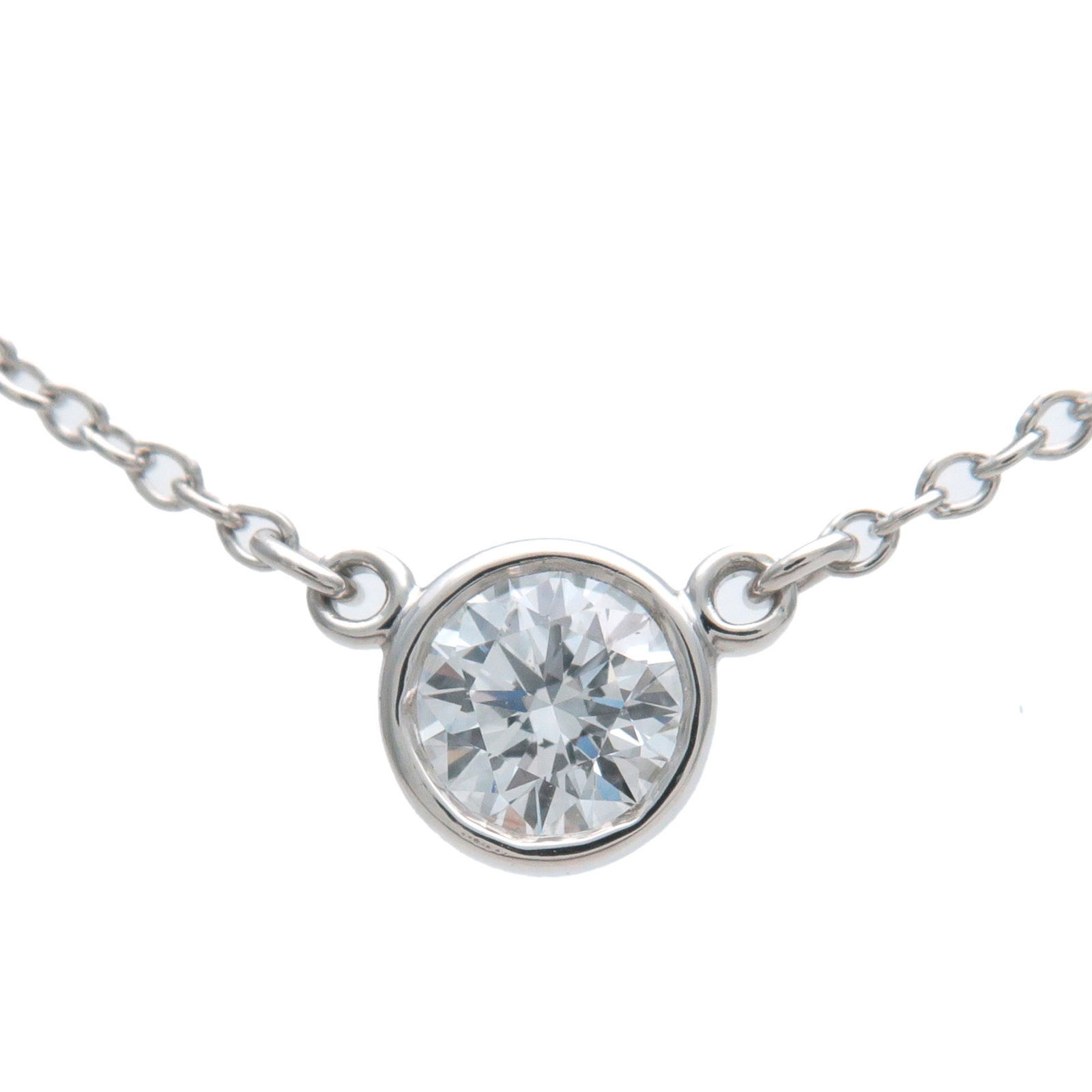 Tiffany  Co. By the Yard 1P Diamond Necklace  Platinum