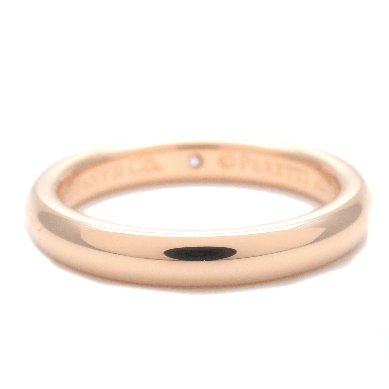 Auth TiffanyCo. Stacking Band Ring