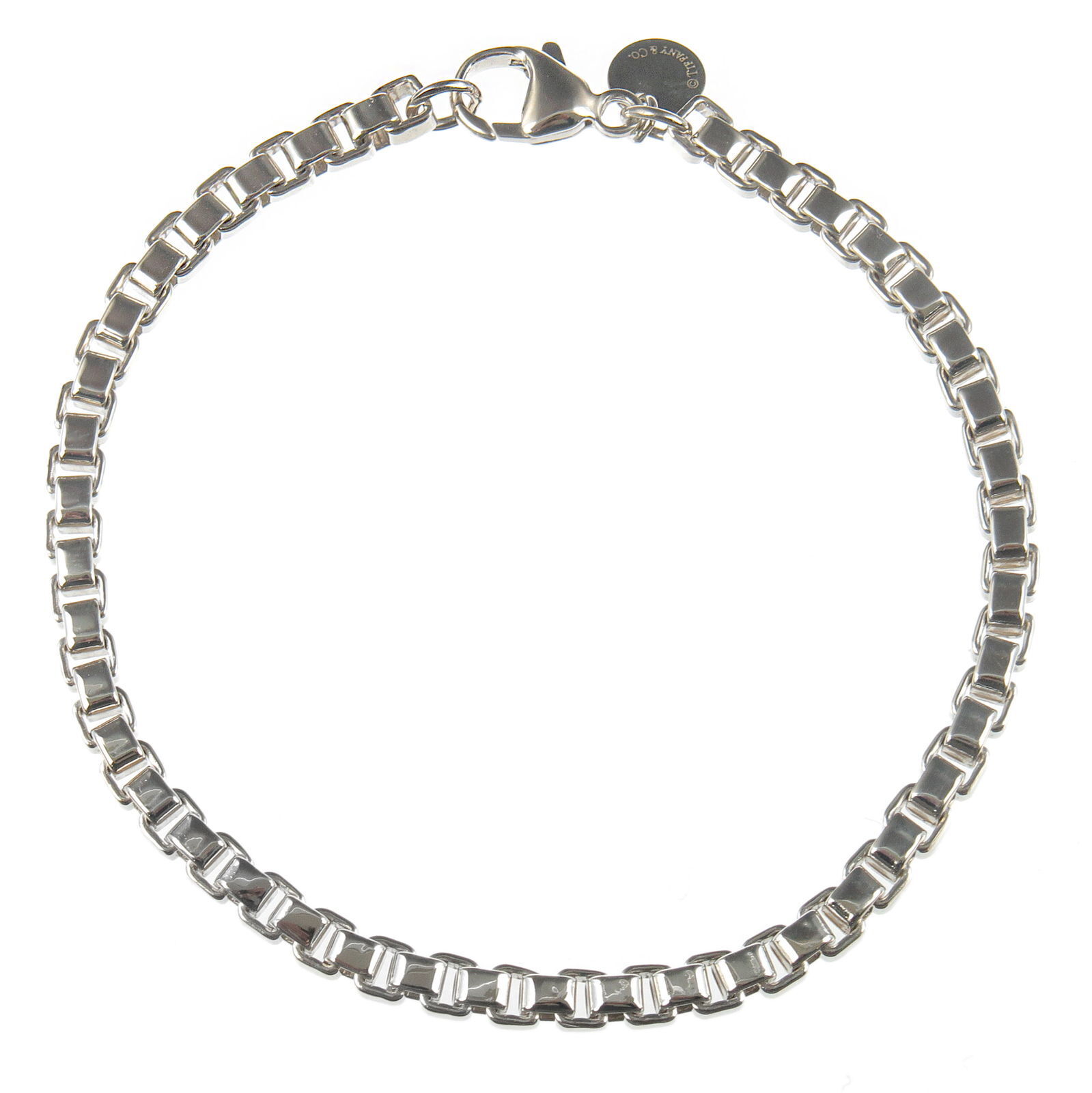 Tiffany  Co. Venetian Link Bracelet   Silver
