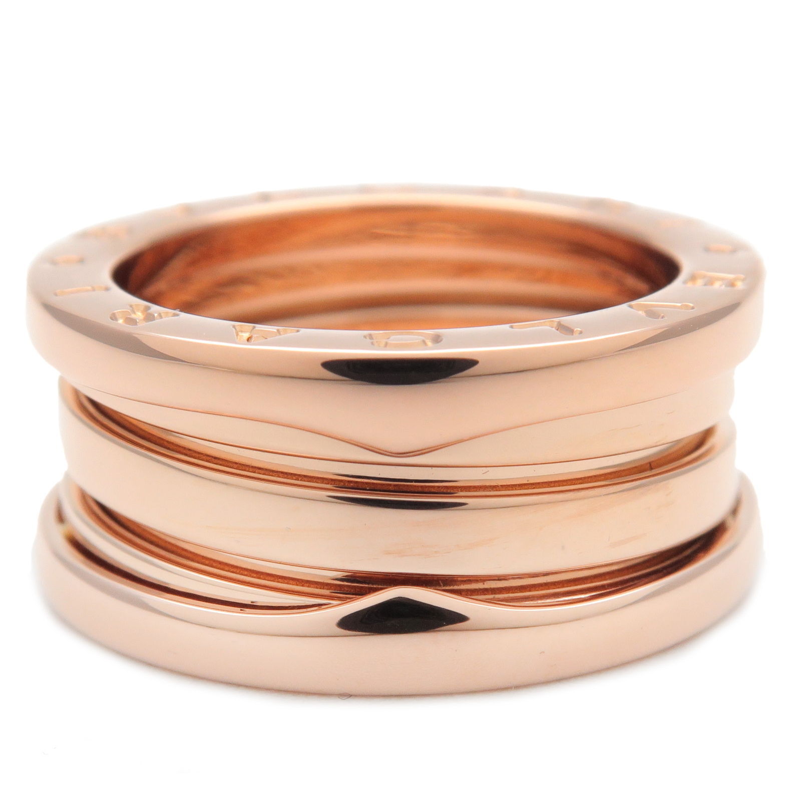 BVLGARI Ring 3 Band K18   Rose Gold