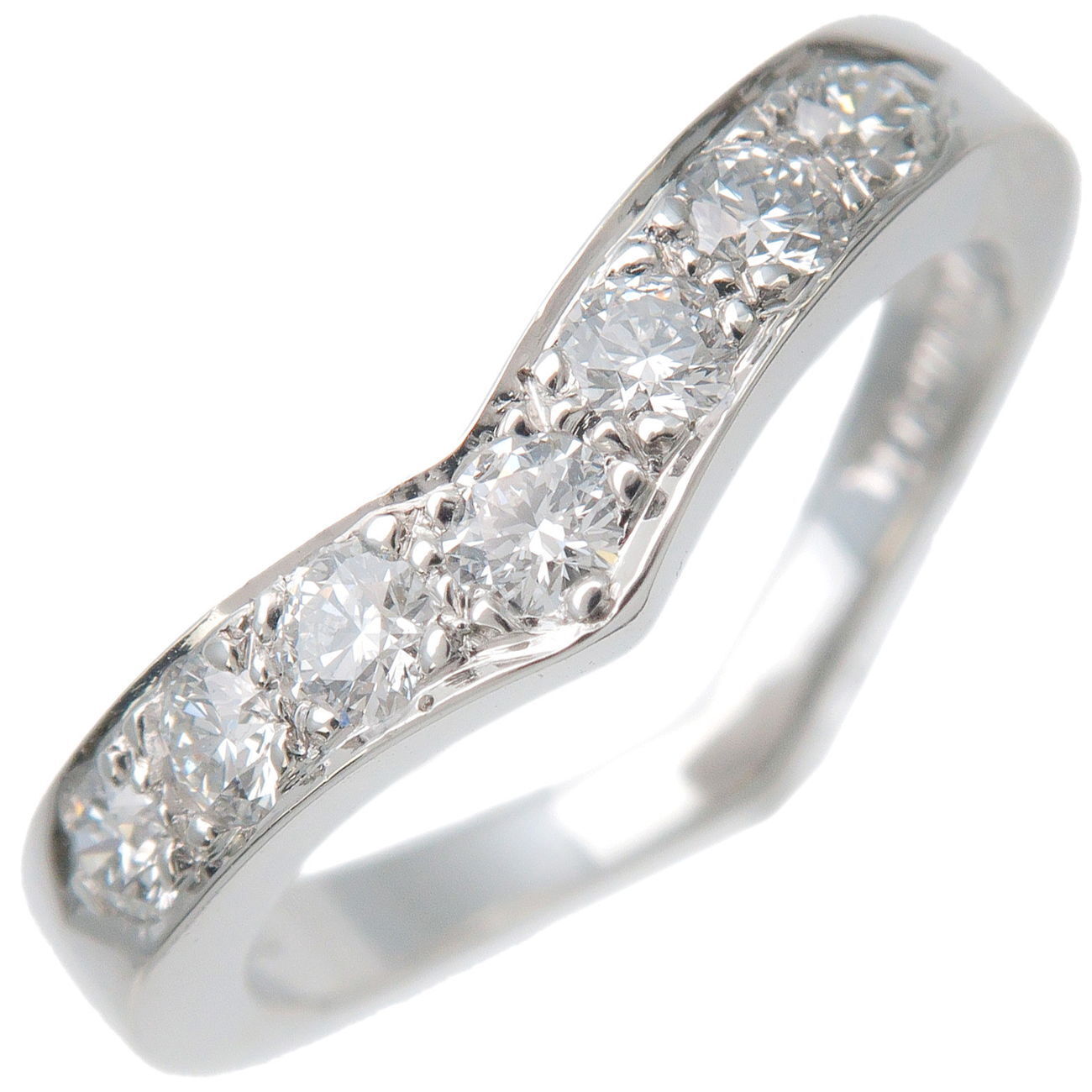 Auth Tiffany  Co. V band ring