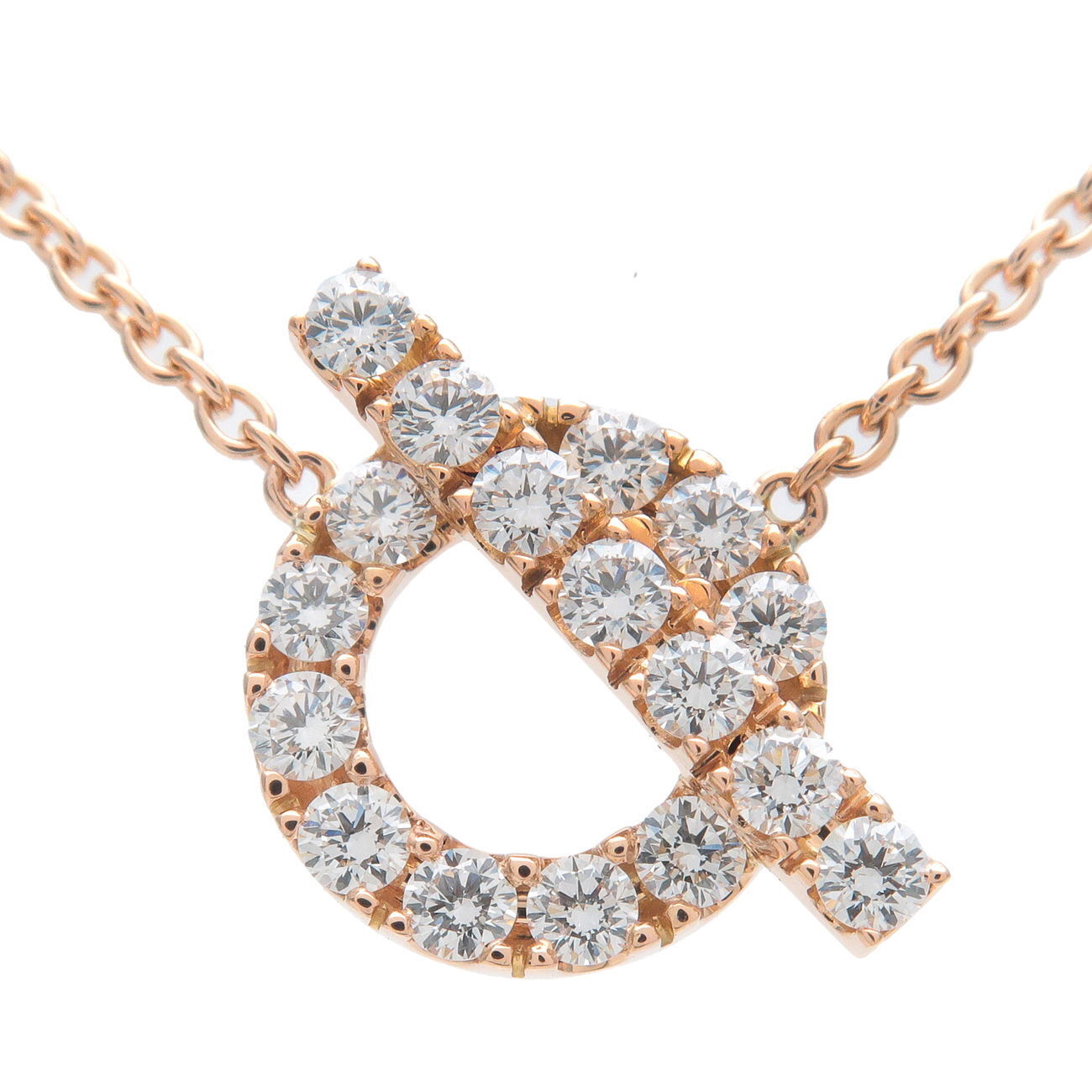 Authentic HERMES  Finesse Diamond Necklace