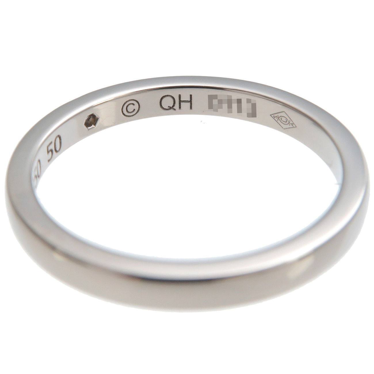 Cartier Ballerina Wedding Ring 1P Diamond PT950 Platinum | Cartier