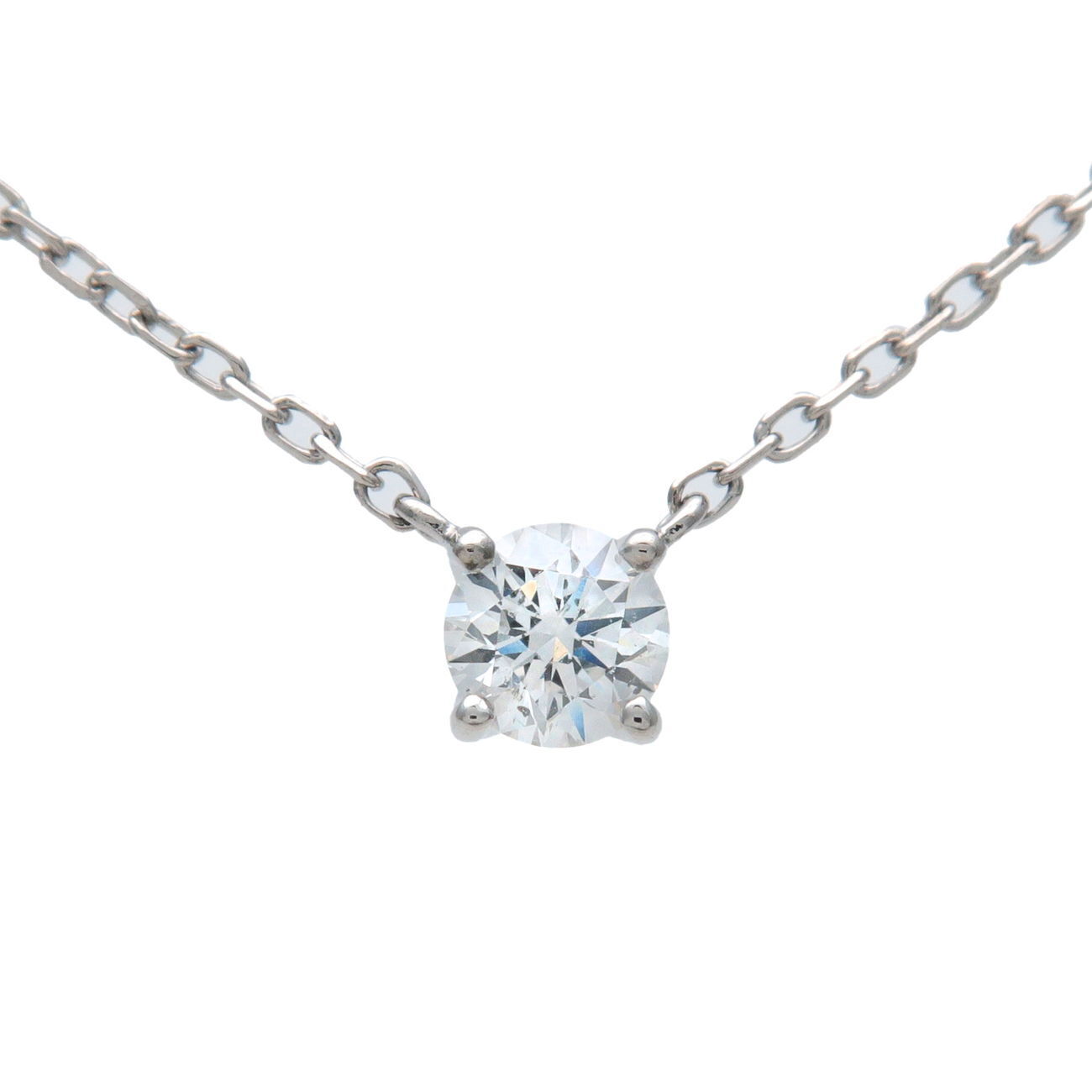 4℃ 1P Diamond Necklace   Platinum
