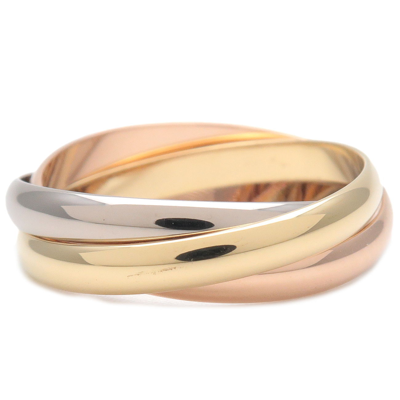 Cartier Trinity Ring SM K18 750YG/WG/PG
