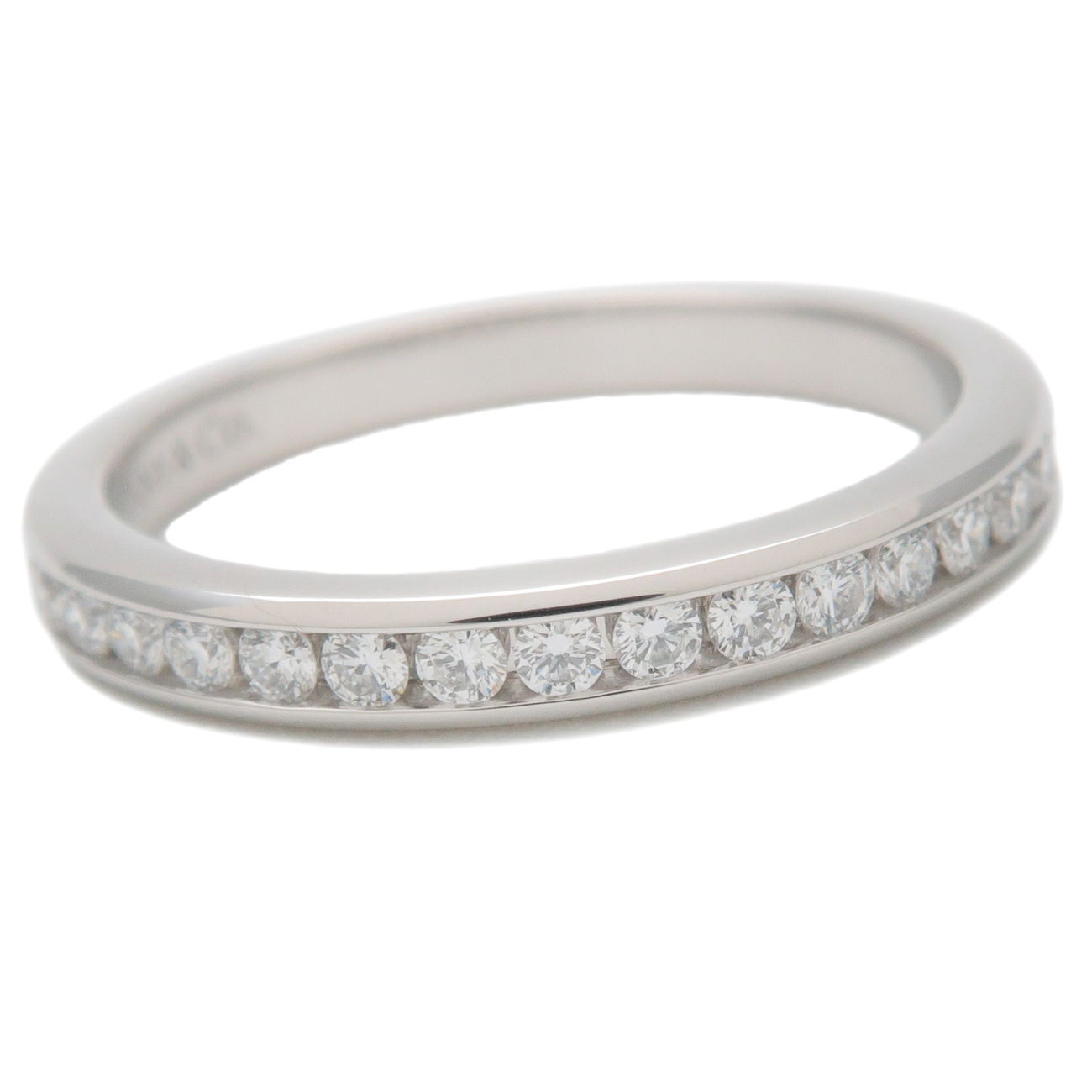 TiffanyCo. Half Circle Channel Setting Diamond Ring