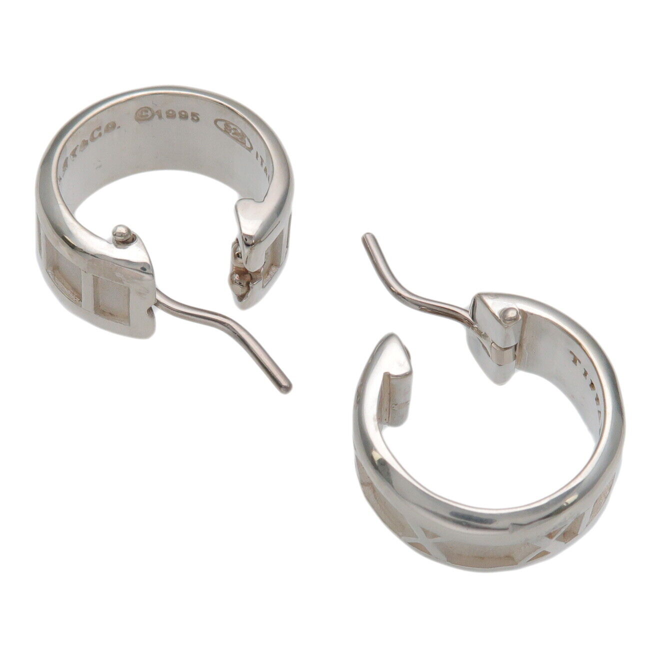 アクセサリー old Tiffany Atlas hoop earrings sv925 Tiffany&Co. Atlas Hoop Earrings SV925 Sliver 925 | Tiffany&Co