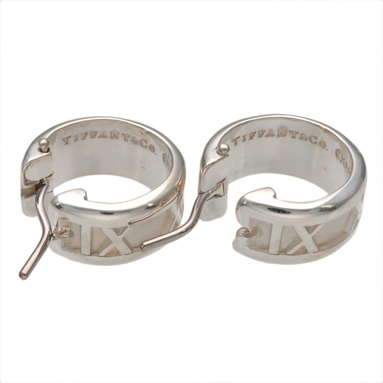 アクセサリー old Tiffany Atlas hoop earrings sv925 Tiffany&Co. Atlas Hoop Earrings SV925 Sliver 925 | Tiffany&Co