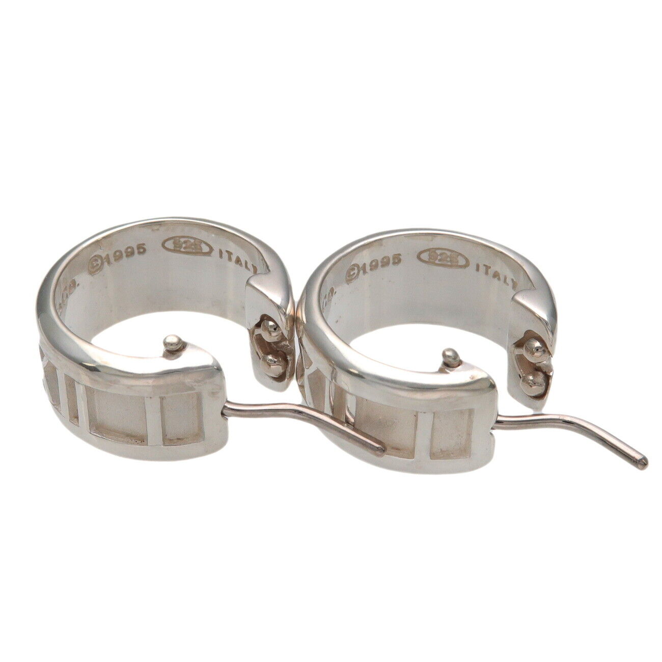 Tiffany&Co. Atlas Hoop Earrings SV925 Sliver 925 | Tiffany&Co
