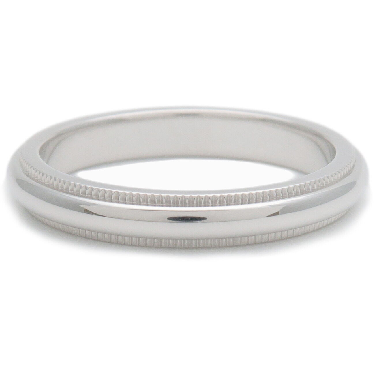 TiffanyCo. Milgrain Band Ring PT950 Platinum