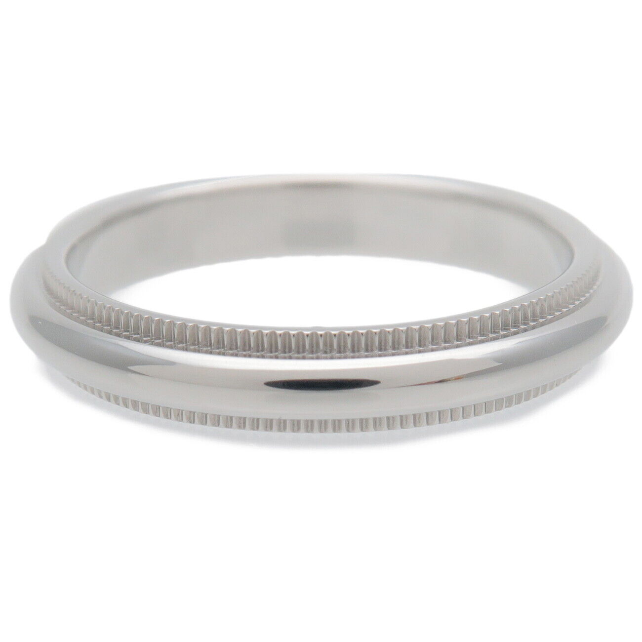 TiffanyCo. Milgrain Band Ring PT950 Platinum