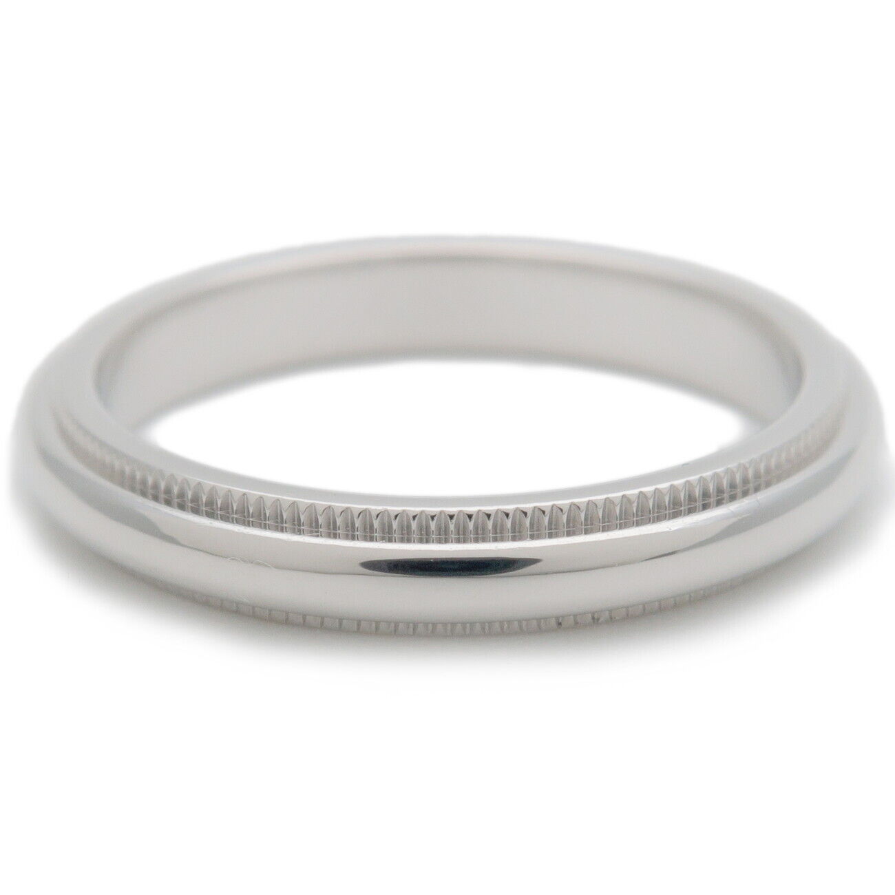 TiffanyCo. Milgrain Band Ring PT950 Platinum