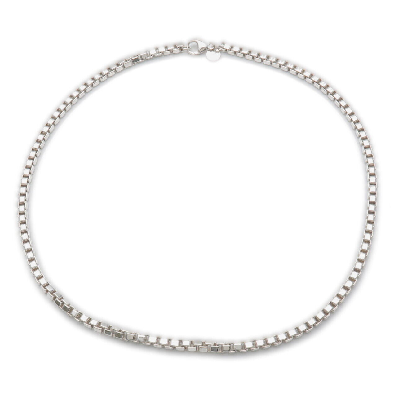 TiffanyCo. Venetian Link Necklace SV925 Silver 925