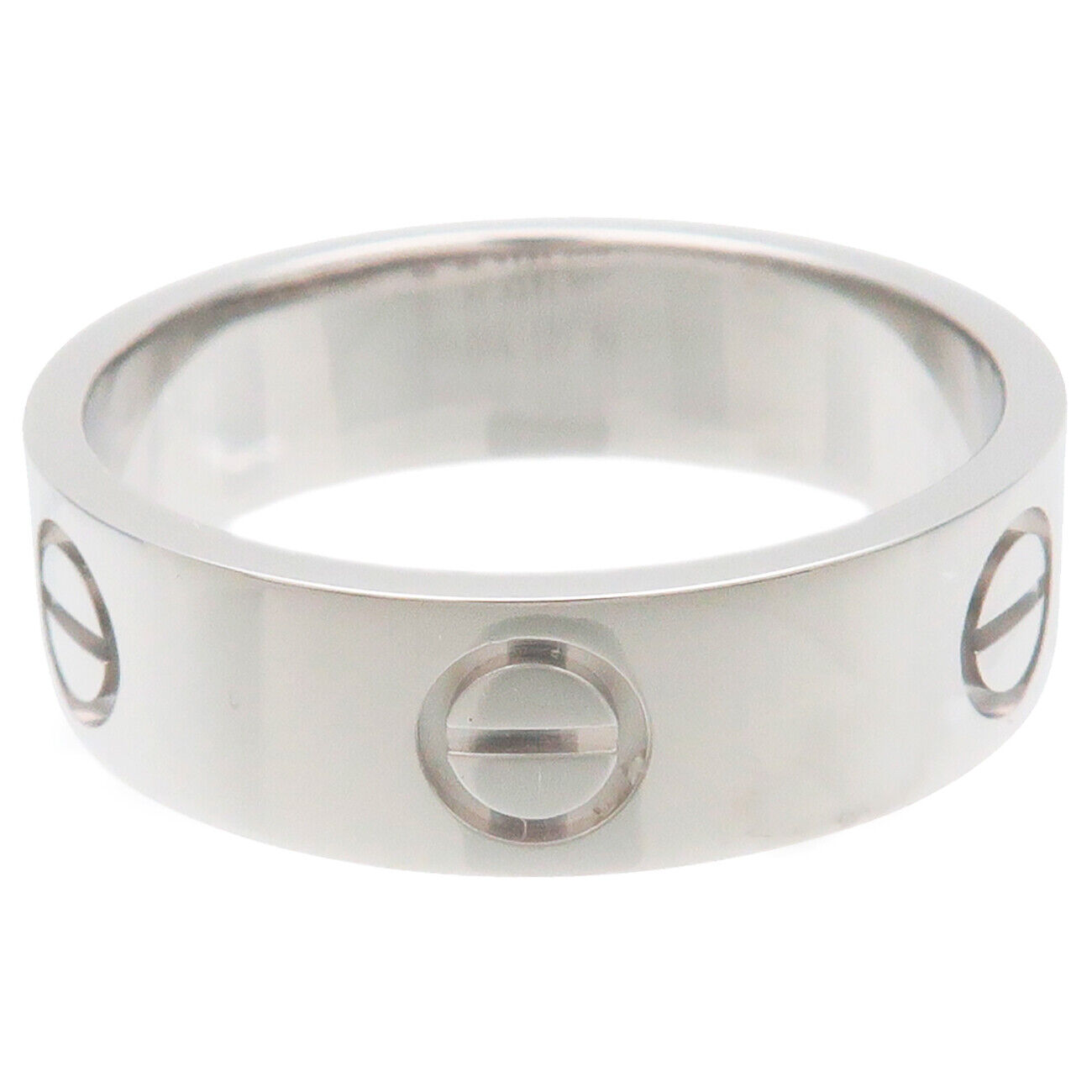 Cartier Love Ring K18 750WG White Gold
