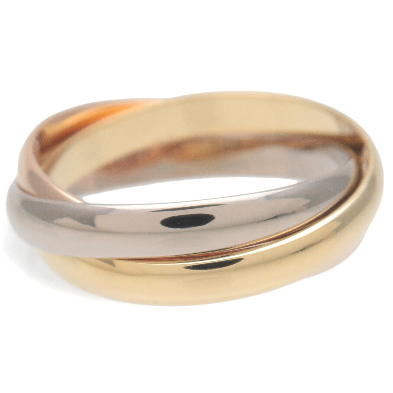 Cartier Trinity Ring SM K18 750YG/WG/PG